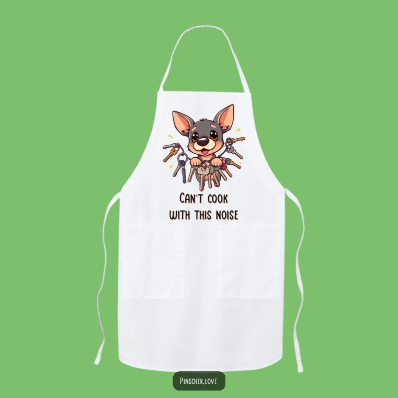 Funny Pinscher Kitchen Apron: Cook with Canine Comedy, Perfect Gift