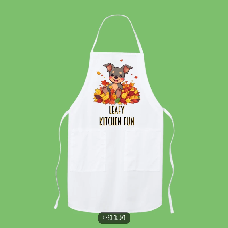 Funny Pinscher Apron: Autumn Baking Fun, Hilarious Comedic Gift for Cooks