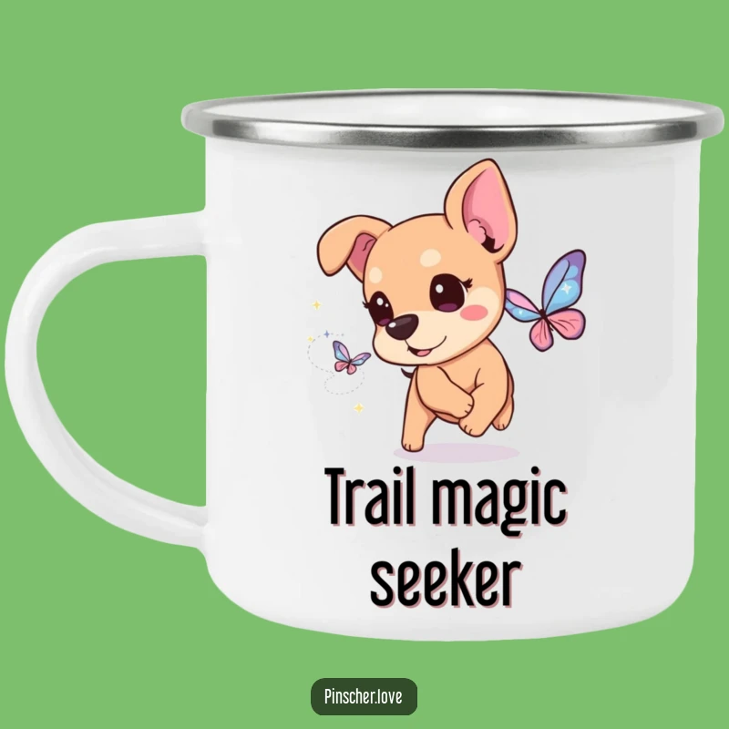 Funny Pinscher Starlight Mug: Magical Outdoor Companion