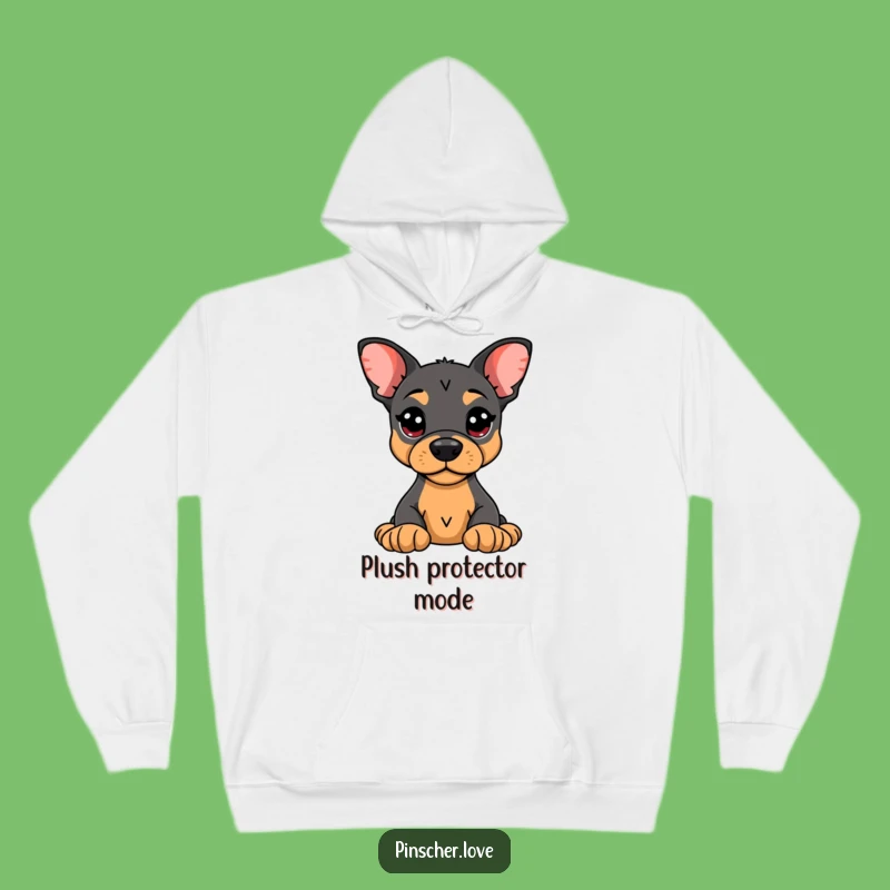 Funny Pinscher Guard Hoodie: Alert Protector, Cozy Toy Guardian Gift