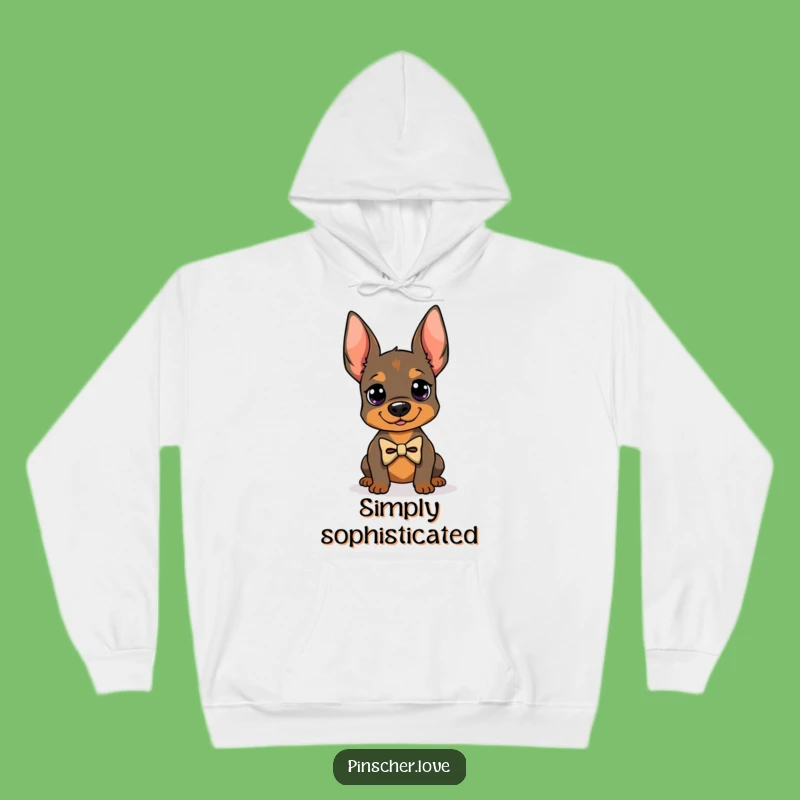 Funny Dapper Pinscher Hoodie: Cozy Elegance with a Comical Twist