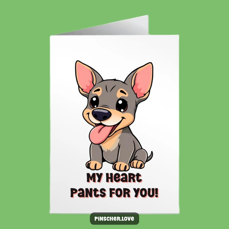 Free Printable Thank You Card: Happy Pinscher Lollies, Humorous Download