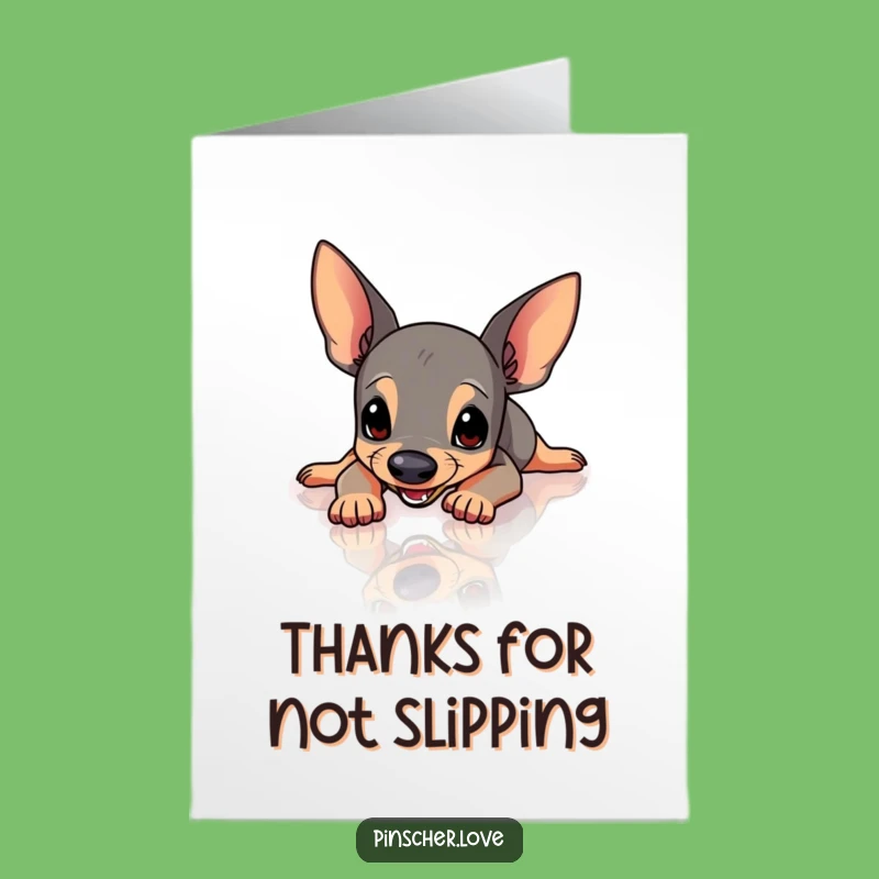 Free Printable Thank You Card: Pinscher Slips, DIY Gift