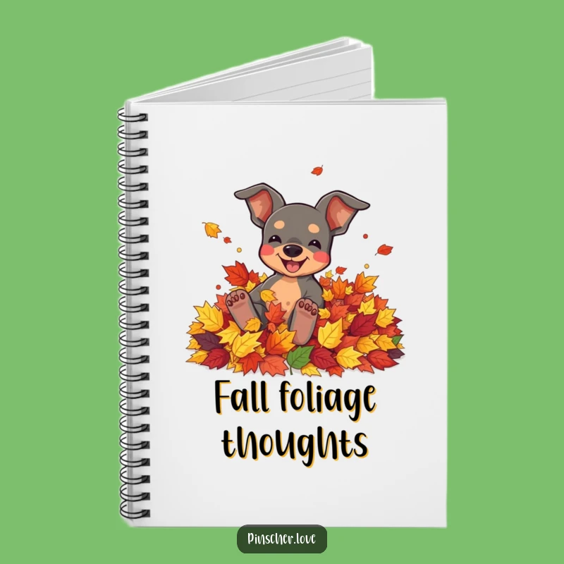 Funny Pinscher Notebook: Autumn Plans, Clever Comedic Gift for Organizers