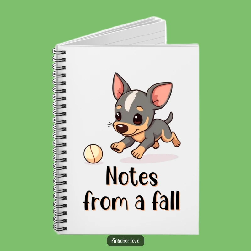 Funny Pinscher Notebook: Tripping Dog Journal - Writing Gift