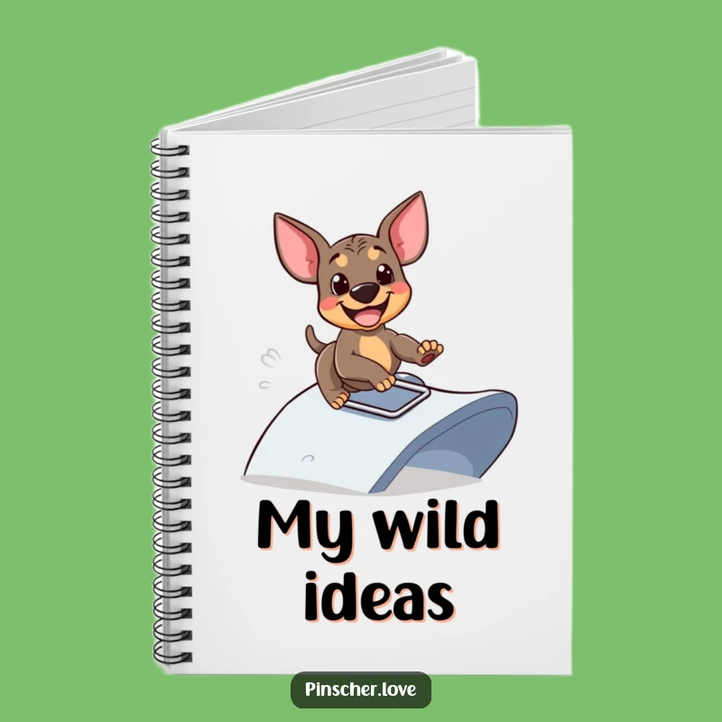 Funny Sliding Pinscher Notebook: Capture Your Fun Adventures