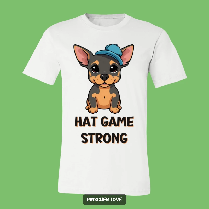 Funny Pinscher Cap T-Shirt: Show Off Your Style with Dog Humor