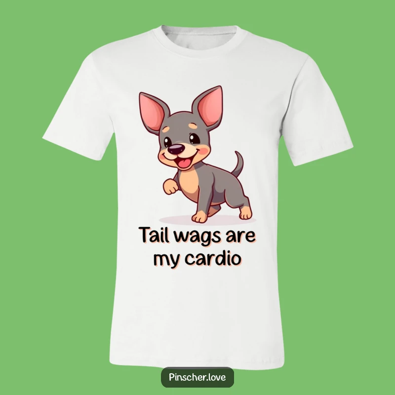 Funny Pinscher Dance T-Shirt - Hilarious Happy Dog, Perfect Gift for Lovers!