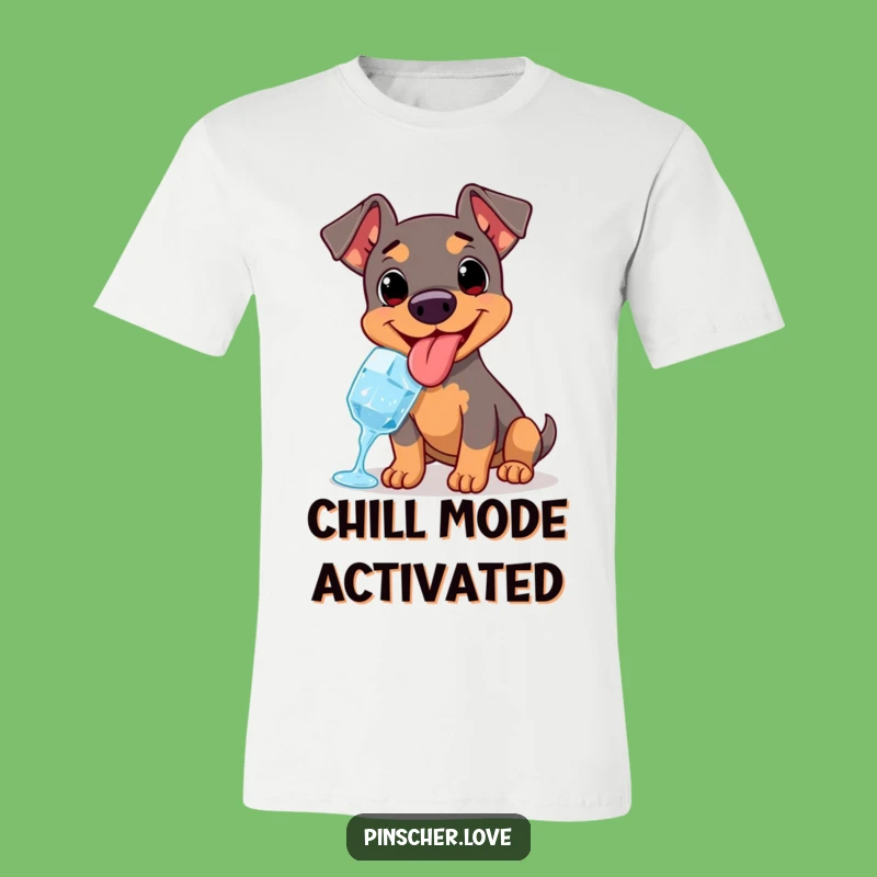 Funny Pinscher Ice Cube Tee: Stay Cool and Comfy with Dog Humor