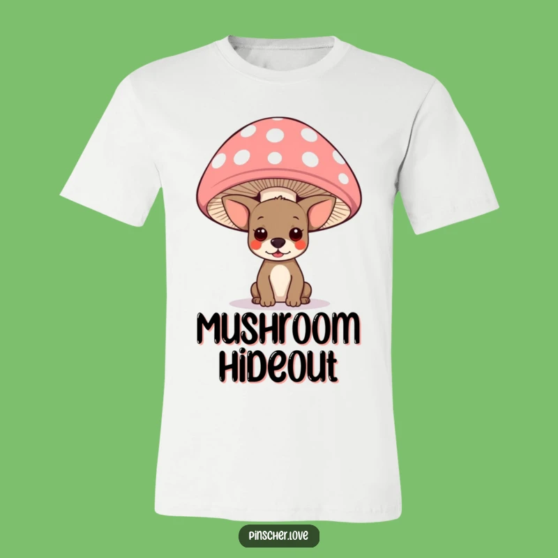 Funny Pinscher Mushroom T-Shirt: Enchanting & Hilarious Creature Tee Gift