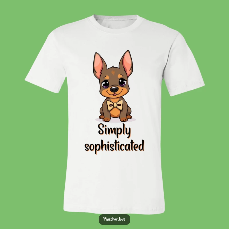 Funny Dapper Pinscher T-Shirt: Stylish Canine Comedy Gift